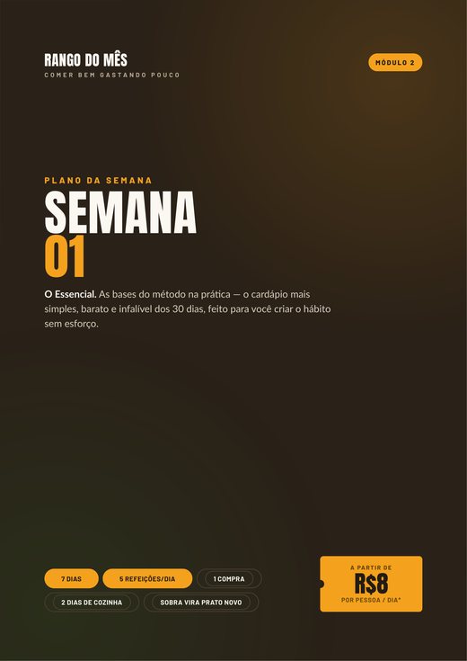 Capa da Semana 1